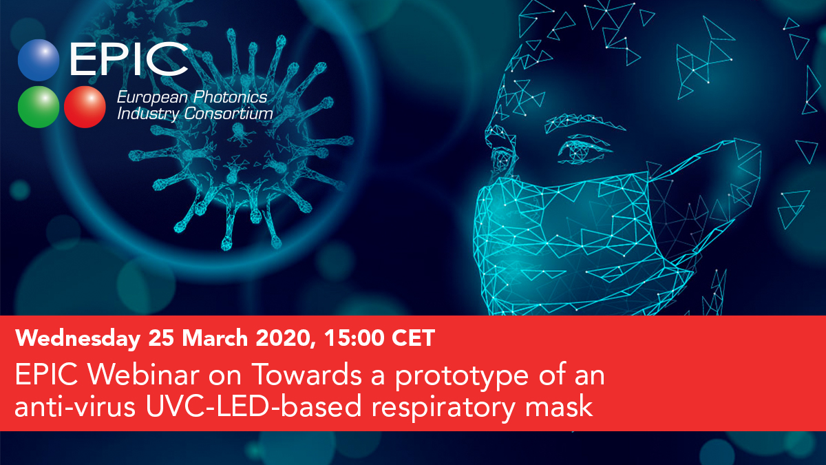 EPIC Webinar on Towards a prototype of an anti-virus UVC-LED-based respiratory mask