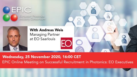 EPIC Online Meeting on Successful Recruitment in Photonics: EO Executives