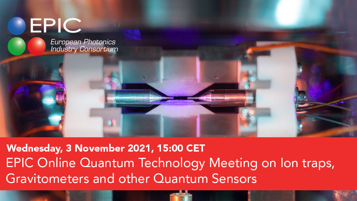 EPIC Online Quantum Technology Meeting on Ion Traps, Gravitometers and other Quantum Sensors