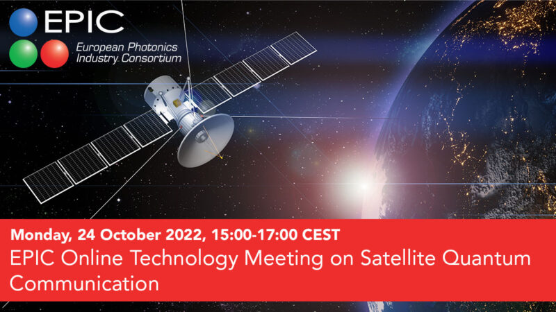 EPIC Online Technology Meeting on Satellite Quantum Communication