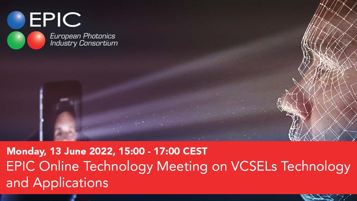 EPIC Online Technology Meeting on VCSELs Technology and Applications