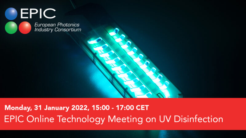 EPIC Online Technology Meeting on UV Disinfection