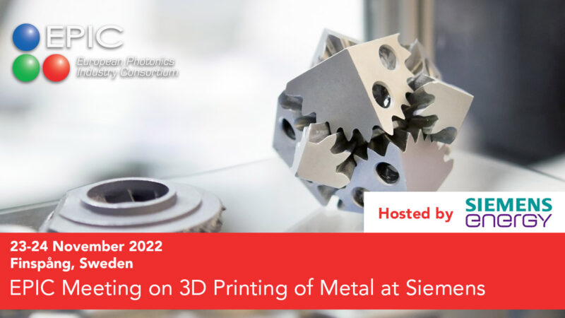 EPIC Meeting on 3D Printing of Metal at Siemens Energy