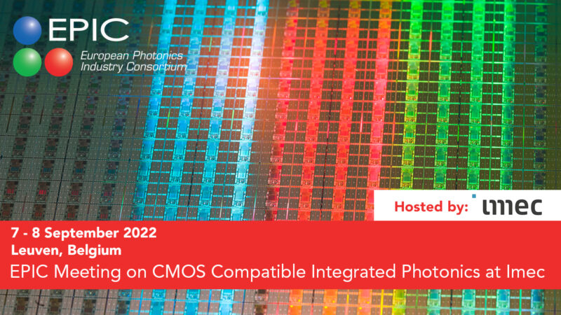 EPIC Meeting on CMOS Compatible Integrated Photonics at imec