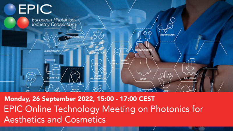 EPIC Online Technology Meeting on Photonics for Aesthetics and Cosmetics