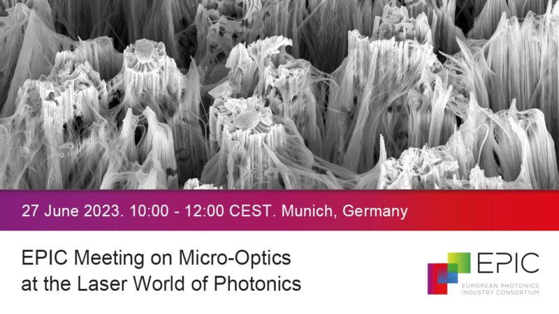EPIC Meeting on Micro-Optics at the Laser World of Photonics