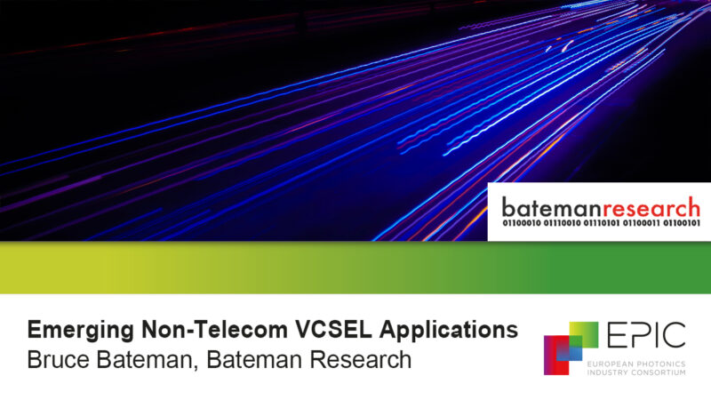 EPIC Market Report on Emerging Non-Telecom VCSEL Applications by Bruce Bateman