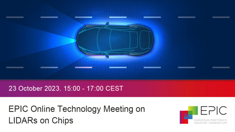 EPIC Online Technology Meeting on LIDARs on Chips
